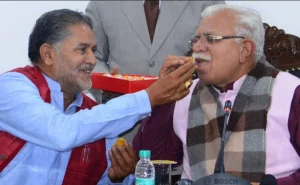 Haryana News: जब एक laddu ने बिगाड़ दिया था खेल वरना Manohar Lal की जगह Ram Bilas Sharma होते CM