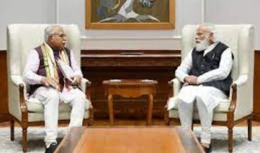 PM Modi: Haryana CM Manohar Lal लाल ने PM Modi से की मुलाकात, SYL सहित कई अहम फैसलों पर हुई चर्चा