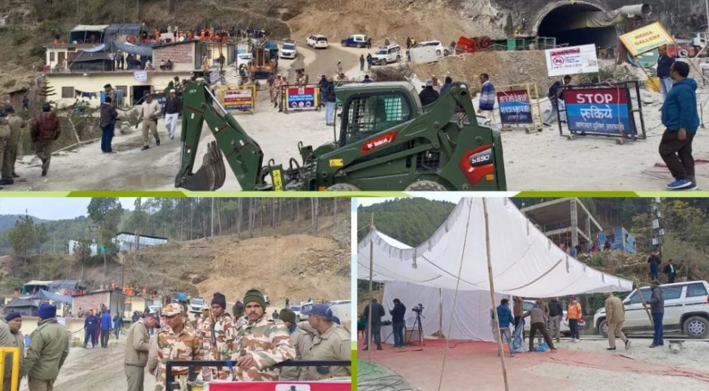 Uttarkashi Tunnel Updates: सीएम धामी पहुंचे उत्तरकाशी, रेस्क्यू ऑपरेशन का लिया जायजा
