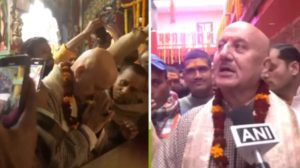 Anupam Kher ने हनुमान गढ़ी में टेका मत्था, कहा-'आज ही है असली दीवाली', Ram Mandir अयोध्या में आज श्रीराम के आगमन के अवसर पर पहुंचे