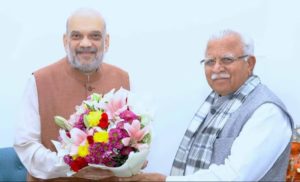 Haryana News: मुख्यमंत्री Manohar Lal ने गृहमंत्री Amit Shah से मुलाकात की, लोकसभा चुनाव की तैयारियों पर चर्चा की