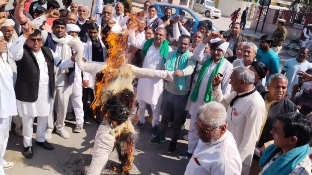 Farmer Protest: खेड़ी चोपटा में हंगामा, आंसू गैस शैली और लाठीचार्ज; दो DSP समेत 17 पुलिसकर्मी घायल