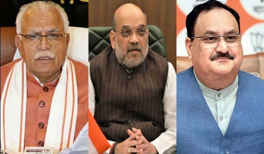 Haryana में BJP के लोकसभा उम्मीदवारों का चयन प्रक्रिया पूरी, मुख्यमंत्री Manohar ने Amit Shah और JP Nadda के साथ अंतिम चर्चा की