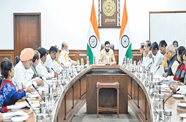 HARYANA CABINET MEETING FILE SHOT